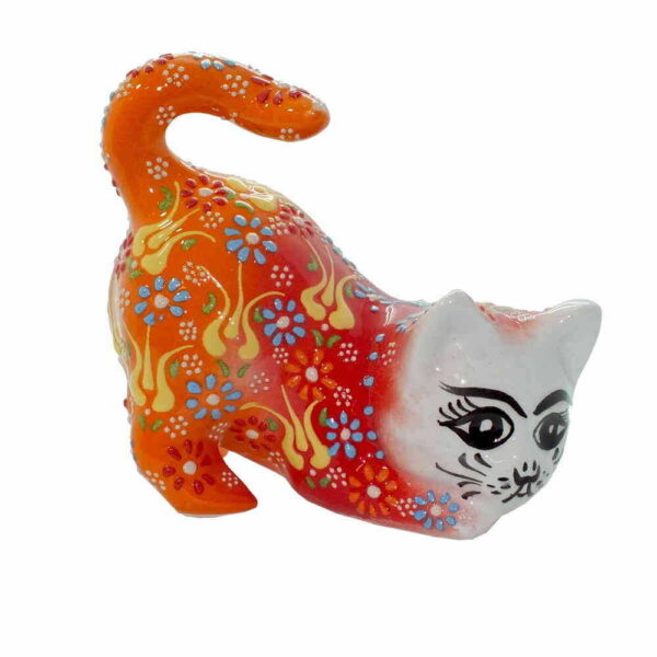 Toptan Büyük Kedi̇ Kabartma Bi̇blo